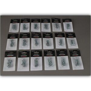 144 #8 panhead screws. 72 screws are 5/8” and 72 screws are 1.5” inches long